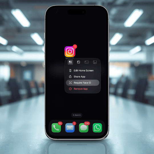 How to put a password on iPhone apps