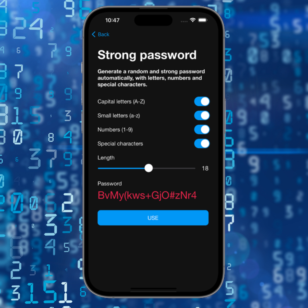 Strong passwords